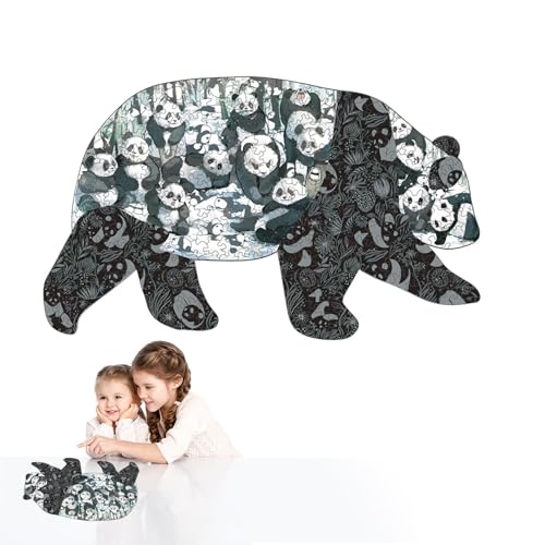 Panda-Holzpuzzle, Panda-Puzzle, Holzpuzzle in Form eines Pandas, buntes Mosaik, niedlich, bunt, Mosaik, Panda, Holzpuzzle 300 Panda-Holzpuzzle, Panda-Puzzle, Holzpuzzle in Form eines Pandas, buntes Mosaik, niedlich, bunt, Mosaik, Panda, Holzpuzzle 300 von Fulenyi