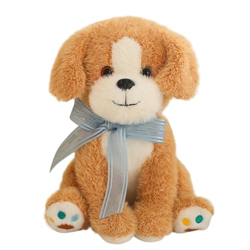 Plüschhund, Plüschhund, 24,9 cm (9,8 Zoll) Plüschpuppen, umarmbares Plüschtier für Jungen und Mädchen, Plüschpuppen für Heimdekoration von Fulenyi