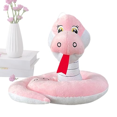 Plüschpuppe mit Schlangenfiguren, Plüschkissen in Schlangenform für Sofa, Spielzeug, Cartoon-Schlangenpuppe, niedliche und gemütliche Anime-Figur von Fulenyi
