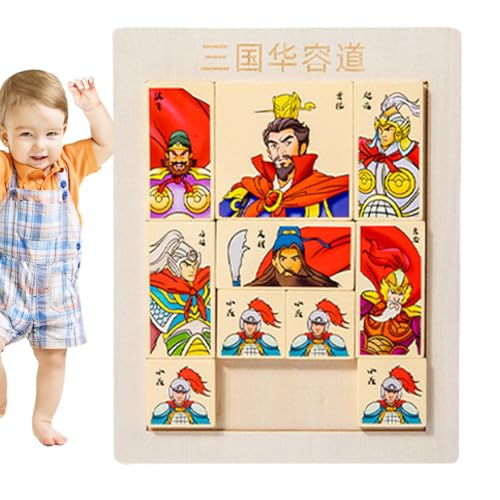 Schiebezahlen-Puzzlespiel, Gleitzahlen-Puzzle für Kinder, Gleitblock-Puzzle für Kinder, Zahlenpuzzle mit Motiv von Fulenyi