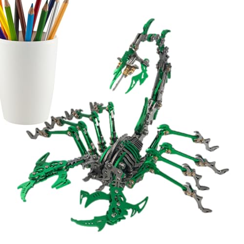 Skorpionpuzzle aus Metall, DIY-Modell-Set, realistisch, zusammengebaut, abnehmbares Puzzle, Schreibtischdekoration, Heimdekoration, Geschenke Skorpionpuzzle aus Metall, DIY-Modell-Set, realistisch, zusammengebaut, abnehmbares Puzzle, Schreibtischdekoration, Heimdekoration, Geschenke von Fulenyi