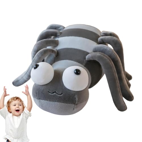 Spinnen-Plüschtier, Tarantule-Plüschtier | Ultra 11,81 Zoll Plüschtier mit großen Augen, lustiges Plüschkissen, umarmbares Spinnen-Plüschkissen, Plüschspielzeug, Plüschtiere Spinnen-Plüschtier, Tarantule-Plüschtier | Ultra 11,81 Zoll Plüschtier mit großen Augen, lustiges Plüschkissen, umarmbares Spinnen-Plüschkissen, Plüschspielzeug, Plüschtiere von Fulenyi