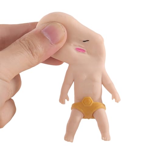 Stresspuppe | Realistische lustige lebensechte Babypuppe - Sensorische Stressbälle für Kinder, langsa steigendes Spielzeug, lustige Geschenke für Freunde von Fulenyi
