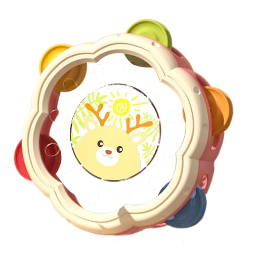 Tambourin für Kinder, Tambourine für Kleinkinder, niedlicher kleiner Tambourin-Ring, Percussion-Jingles, interaktives Musikinstrument für Kinderspiele, Andenken Tambourin für Kinder, Tambourine für Kleinkinder, niedlicher kleiner Tambourin-Ring, Percussion-Jingles, interaktives Musikinstrument für Kinderspiele, Andenken von Fulenyi