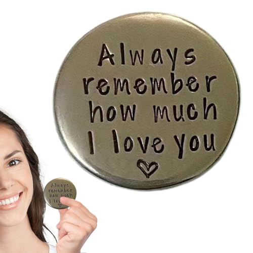 Taschenchips mit Liebe, Taschenliebe, inspirierende Zinn-Liebessteine, handgemachte Taschenanhänger, Kollektion von Liebesmünzen zur Ehre Ihres Partners Taschenchips mit Liebe, Taschenliebe, inspirierende Zinn-Liebessteine, handgemachte Taschenanhänger, Kollektion von Liebesmünzen zur Ehre Ihres Partners von Fulenyi