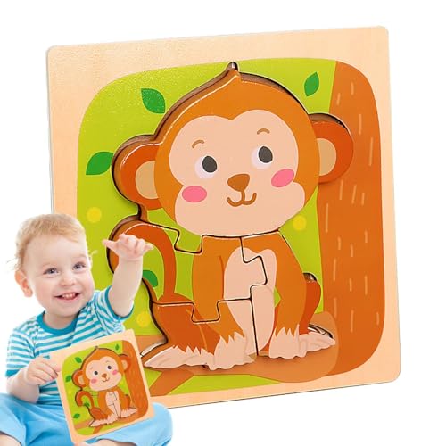 Tierpuzzle, Holzpuzzle, Tierpuzzle aus Holz, für Kinder, Hirsch, Ente, Frosch, Affe, Löwe, niedliche Tiere, Tierpuzzle, Holzpuzzle, Tierpuzzle aus Holz, für Kinder, Hirsch, Ente, Frosch, Affe, Löwe, niedliche Tiere, von Fulenyi