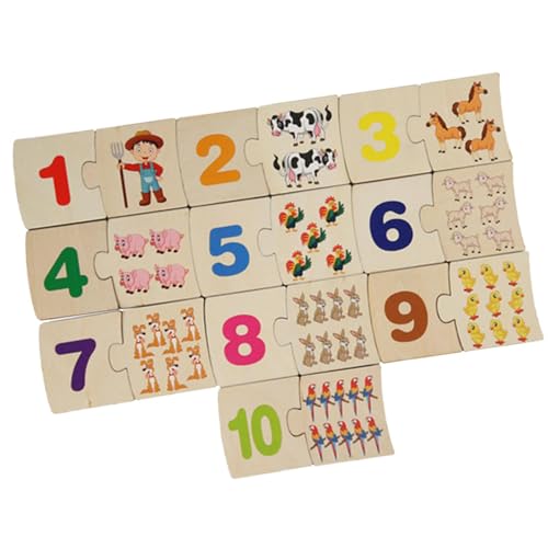 Vorschulpuzzle für Kinder, Vorschulpuzzle aus Holz, pädagogisches Rechtschreibspielzeug, passendes Buchstabenspiel, für Kinder von 4 bis 6 Jahren, Lernaktivitäten von Fulenyi
