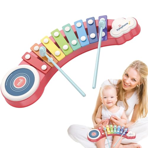 Xylophon für Kinder, Kleinkind-Xylophon-Glockenspiel - Cloud Glockenspiel-Instrumente Spielzeug für Kleinkinder | Pädagogisches Musiktisch-Set, Spielset, Kinder-Xylophon-Spielzeug für Jungen von Fulenyi