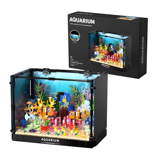Fuleying Aquarium Bausteine Bausatz, Aquarium Klemmbausteine für Erwachsene, Einschließlich Fische, Korallen, Tierbau Spielzeug, Home Office Decor, 562pcs Fuleying Aquarium Bausteine Bausatz, Aquarium Klemmbausteine für Erwachsene, Einschließlich Fische, Korallen, Tierbau Spielzeug, Home Office Decor, 562pcs von Fuleying