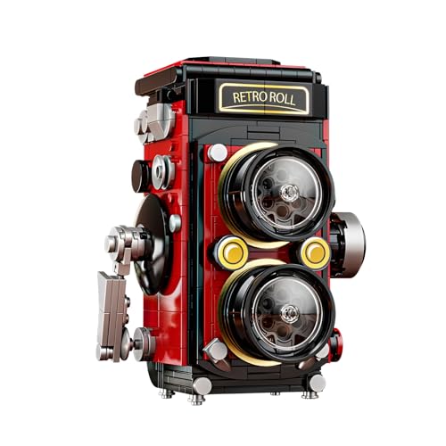 Fuleying Vintage Kamera Bausteine Bausatz, Klassische Kamera Klemmbausteine Kit, 719 PCS DIY STEM Kamera Modell Spielzeug für Erwachsene, Jugendliche über 6 Jahre alt Fuleying Vintage Kamera Bausteine Bausatz, Klassische Kamera Klemmbausteine Kit, 719 PCS DIY STEM Kamera Modell Spielzeug für Erwachsene, Jugendliche über 6 Jahre alt von Fuleying