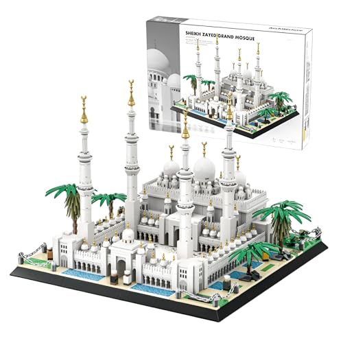 Sheikh Zayed Grand Mosque Bausteine Bausatz, 1463 Teile Dhabi Architektur Modell Klemmbausteine, STEM Lernspielzeug Islamisches Geschenk für Erwachsene & Kinder ab 8 Jahren, Home Office Decor Sheikh Zayed Grand Mosque Bausteine Bausatz, 1463 Teile Dhabi Architektur Modell Klemmbausteine, STEM Lernspielzeug Islamisches Geschenk für Erwachsene & Kinder ab 8 Jahren, Home Office Decor von Fuleying