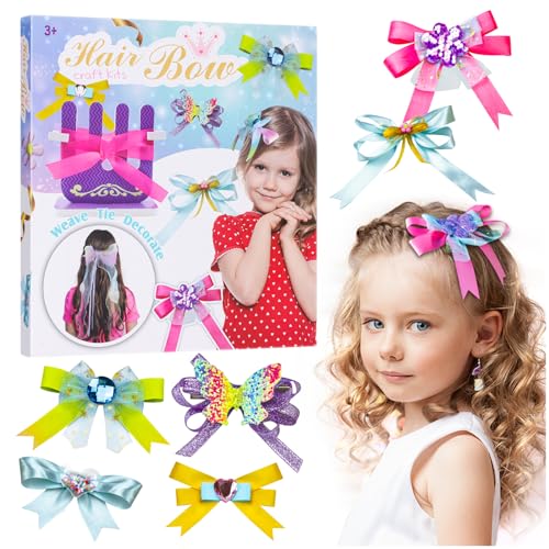 Fullove Mädchen Geschenke Bastelset Kinder ab 5 Jahre Spielzeug für 6 7 8 9 Jährige Mädchen Schmetterling Haarschmuck Basteln Geschenke für Mädchen Adventskalender Geschenkideen Geburtstagsgeschenk von Fullove