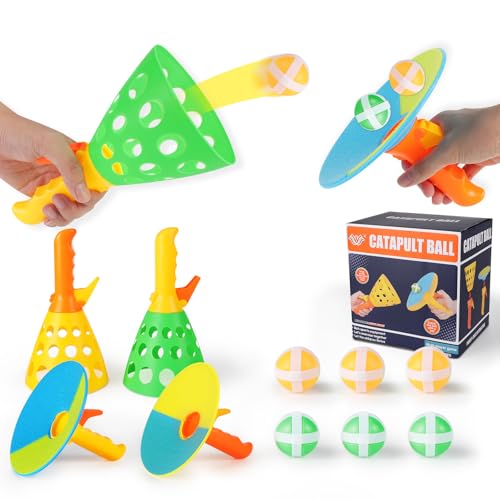 Fullware Klettballspiel für Kinder 4 Katapulte 6 Klettball Pool Strand Outdoor Garten Picknick Spielzeug Garten ab 3 Jahre Wurfspiel Fliegendes Ball Picknick Camping Spiele, Geschenke Jungen Mädchen Fullware Klettballspiel für Kinder 4 Katapulte 6 Klettball Pool Strand Outdoor Garten Picknick Spielzeug Garten ab 3 Jahre Wurfspiel Fliegendes Ball Picknick Camping Spiele, Geschenke Jungen Mädchen von Fullware