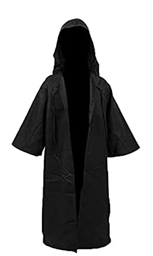 Fuman Kenobi Jedi Robe Cosplay Deluxe SW Umhang mit Kapuze für Halloween Kostüm Unisex von Fuman