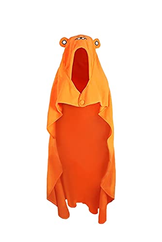 Fuman Himono Onna Anime Umhang Decke Cosplay Kostüm Flanell Tröster Orange 160 * 110cm von Fuman
