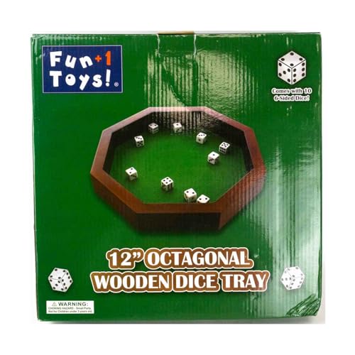 Fun+1 Toys! Würfelform, achteckig, 29,5 cm, Holz, inkl. Würfel Fun+1 Toys! Würfelform, achteckig, 29,5 cm, Holz, inkl. Würfel von Fun+1 Toys!