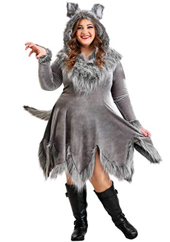 Fancy Dress Costume Women's Wolf Plus Size 4X von Fun Costumes