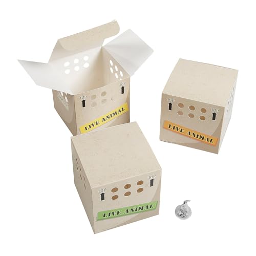 Fun Expess Geschenkboxen mit Tiermotiven, 8,9 x 8,9 cm, 12 Stück Fun Expess Geschenkboxen mit Tiermotiven, 8,9 x 8,9 cm, 12 Stück von Fun Express