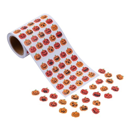 Fun Express Bulk Mini Jack-O'-Lantern Aufkleber-Rolle von Fun Express