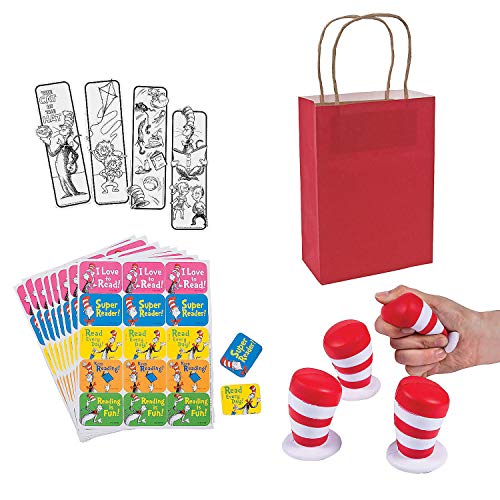 Fun Express Dr. Seuss™ Die Katze im Hut™ Handouts für 12 - Partyzubehör - 228 Teile von Fun Express