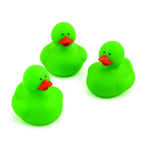 Fun Express Gummi-Enten, 5,1 cm, einfarbig, 12 Enten (grün) von Fun Express