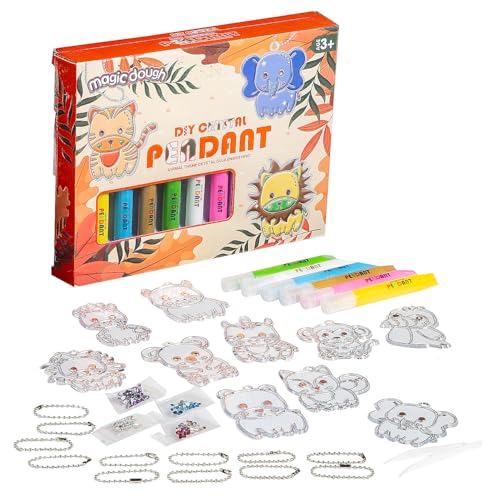Fun Express Zoo-Tier-Sonnenfänger-Schlüsselanhänger für Kinder – lustiger und ansprechender DIY-Sonnenfänger-Schlüsselanhänger für Kinder – lustiges und lehrreiches Handwerk, perfekt für kleine Fun Express Zoo-Tier-Sonnenfänger-Schlüsselanhänger für Kinder – lustiger und ansprechender DIY-Sonnenfänger-Schlüsselanhänger für Kinder – lustiges und lehrreiches Handwerk, perfekt für kleine von Fun Express