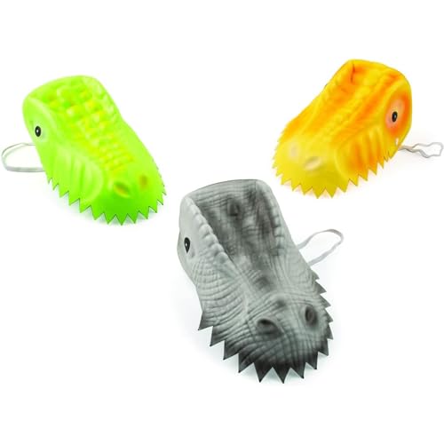 Molded Child's Dinosaur Foam Party Hats - 12 Pack Assorted Designs von Fun Express