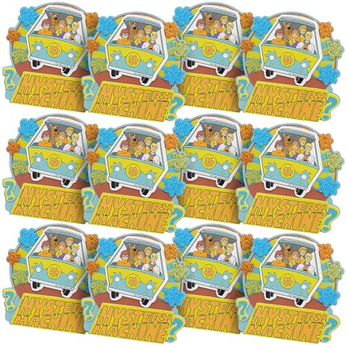 Fun Express Scooby-Doo! Mystery Machine Magnet-Bastelset (12 Sets) – ideale Dekoration, Gastgeschenk oder Geschenk für Kinderparty von Fun Express