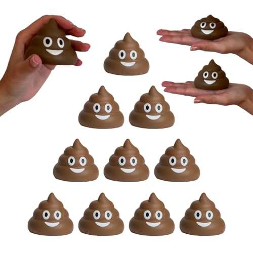 Fun Funny Emoji Haufen Squishy Antistressball, 10 Stück von Fun Funny