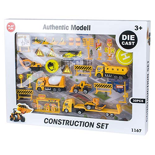 Die Cast Construction Playset 30 pcs von Fun Play