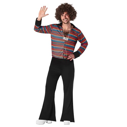 Fun Shack 70er Jahre Disco Anzug für Herren, Kostüm für Karneval und Party, Retro Outfit 70er Jahre, L von Fun Shack