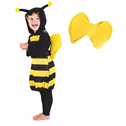 Fun Shack Bienenkostüm Kleinkind, Biene Kostüm Kleinkind, Bienenkostüm Kind, Bienenkostüm Kinder, Baby Kostüm Biene, Hummel Kostüm Kinder, Faschingskostüm Kinder Biene XXL von Fun Shack