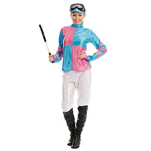 Fun Shack Jockey Kostüm, Jockey Kostüm Damen, Blaues Jockey-Kostüm für Damen, Reiter-Kostüm, Damen Reit Kostüm für Karneval, Kostüm Reiter, Faschingskostüme Damen Trainingsanzug M von Fun Shack