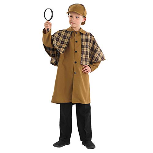 Fun Shack Detektiv Kostüm für Kinder, Mädchen und Jungen, Perfekt für Fasching und Karneval, M von Fun Shack