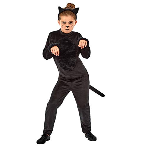 Fun Shack Katzenkostüm Kinder, Katzenkleid Mädchen, Katzenkostüm Kind, Kinder Kostüm Katze, Katzenkostüm Halloween, Katzenkostüm Mädchen, Katze Kostüm Kinder - Größen S, M, L, XL von Fun Shack