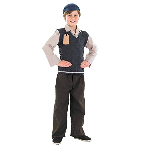 Fun Shack Evakuierter Kostüm Jungen, Mittelalter Kostüm Junge, Weltkrieg Kostüm, WaisenKind Kostüm, Faschingskostüm für Kinder XL Fun Shack Evakuierter Kostüm Jungen, Mittelalter Kostüm Junge, Weltkrieg Kostüm, WaisenKind Kostüm, Faschingskostüm für Kinder XL von Fun Shack