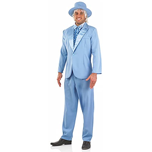 Fun Shack Blaues Film Charakter Kostüm, Blauer Anzug, Karneval Fasching Film Kostüm Dummy Kostüm Filmcharaktere Kostüm Kostüme Aus Filmen Faschingskostüm Herren Größe L von Fun Shack