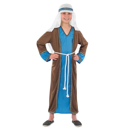 Fun Shack Kinderkostüm Josef, Perfekt für Krippenspiel, Hirte oder Schäfer, Ideal für Weihnachten, L von Fun Shack