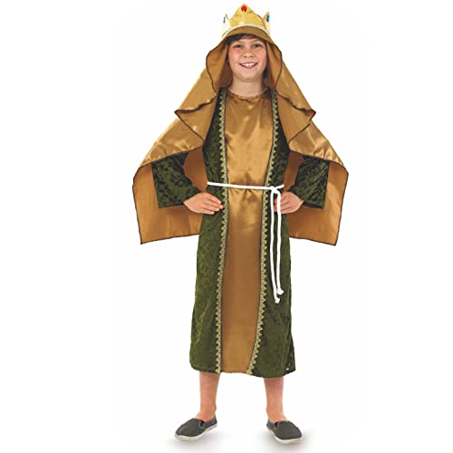 Fun Shack Goldenes Heilige drei Könige Kostüm Kinder, Heiligen Drei Könige Kostüm, Kostüm Heilige drei Könige Mit Heilige drei Könige Krone, Sternsinger Kostüm Kinder, Krippenspiel Kostüm XL Fun Shack Goldenes Heilige drei Könige Kostüm Kinder, Heiligen Drei Könige Kostüm, Kostüm Heilige drei Könige Mit Heilige drei Könige Krone, Sternsinger Kostüm Kinder, Krippenspiel Kostüm XL von Fun Shack