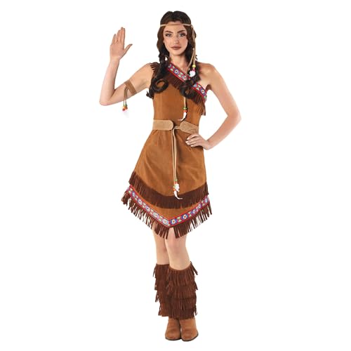 Fun Shack Indianer Kostüm Damen, Indianer Damen Kostüm, Indianer Kleid Damen, Indiana Kostüm Damen, Faschingskostüm Indianer Damen, Damen Indianer Kostüm, Karneval Kostüm Damen Indianer M von Fun Shack