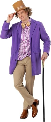 Fun Shack Schokoladenfabrik Kostüm Herren, Costume Willy Chocolate Faschingskostüm Größe XL Fun Shack Schokoladenfabrik Kostüm Herren, Costume Willy Chocolate Faschingskostüm Größe XL von Fun Shack