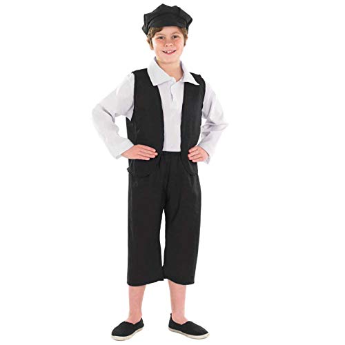 Fun Shack Mittelalter Kostüm Kinder Bauer, Bauer Kostüm Kinder, Jungen, Karneval un Fasching - L von Fun Shack