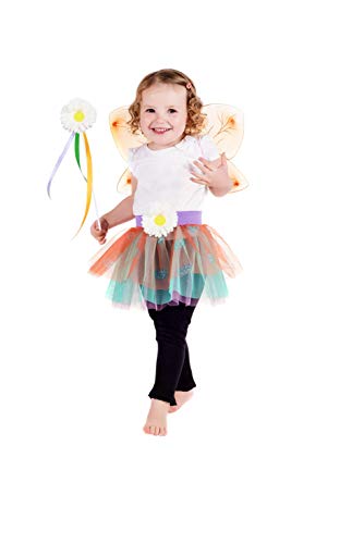 Fun Shack Orangenes Feen Kostüm für Mädchen, Waldfee Kostüm Kleinkinder - Einheitsgröße von Fun Shack