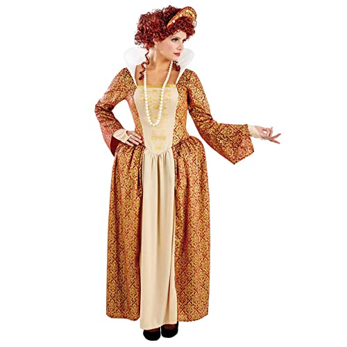Fun Shack Kostüm Mittelalter Königin für Damen, Burgfräulein, Perfekt für Karneval und Mittelalterfest, XL von Fun Shack