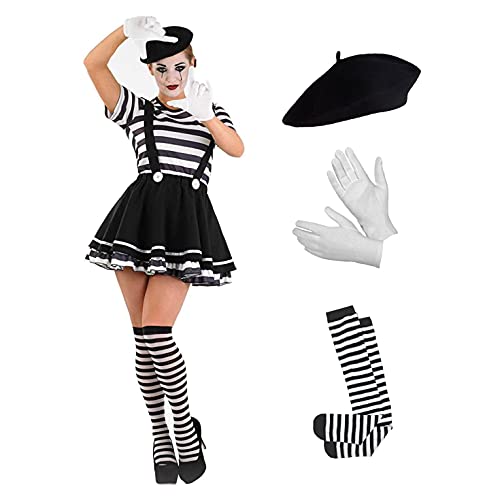 Fun Shack Damen Pantomime Kostüm, Perfekt für Fasching und Karneval, Inklusive Pantomime Set, XL von Fun Shack