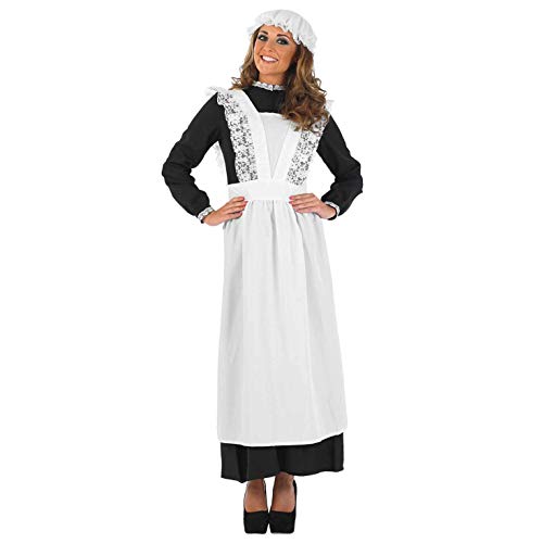 Fun Shack Dienstmädchen Kostüm, Dienstmädchen Kleid, Hausmädchen Kostüm, Dienstmädchen Kostüm Damen, Hausmädchen Kostüm Damen, Maid Dress Cosplay Damen, Halloween Kostüm Damen M von Fun Shack