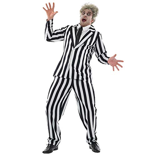 Halloween Kostüm Herren, Herren Outfit Komplett Set, Karneval Kostüm Herren Anzug, Anzug Fasching Herren, Gespenster Kostüm Erwachsene, Anzug Herren Halloween, Halloween Anzug, Film Kostüm XL Halloween Kostüm Herren, Herren Outfit Komplett Set, Karneval Kostüm Herren Anzug, Anzug Fasching Herren, Gespenster Kostüm Erwachsene, Anzug Herren Halloween, Halloween Anzug, Film Kostüm XL von Fun Shack