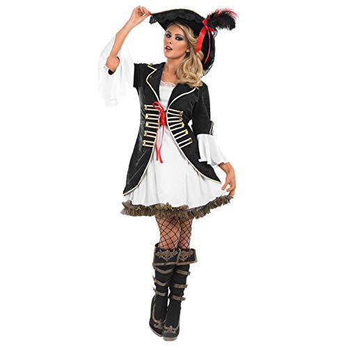 Fun Shack Piratenkostüm Damen, Piraten Kostüme Damen, Piraten Kostüm Frau, Faschingskostüm Pirat Damen, Karnevalskostüm Pirat Damen, Piraten Kostüm Frauen, Faschingskostüme Damen Piratin L von Fun Shack