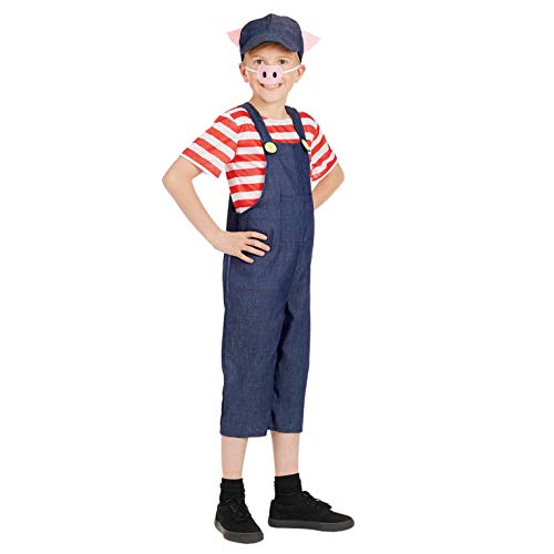 Fun Shack Schweinchen Kostüm Kinder, Kostüm Kinder Schwein, Schwein Kostüm Kinder, Kostüm Schwein Kinder, Schweine Kostüm Kinder, Faschingskostüme Tiere Kinder - XL von Fun Shack