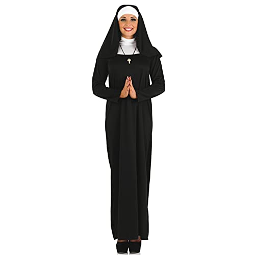 Fun Shack Nonnenkostüm für Damen, Perfekt für Fasching, Karneval und Halloween, Klassisches Nonnen Design, M Fun Shack Nonnenkostüm für Damen, Perfekt für Fasching, Karneval und Halloween, Klassisches Nonnen Design, M von Fun Shack